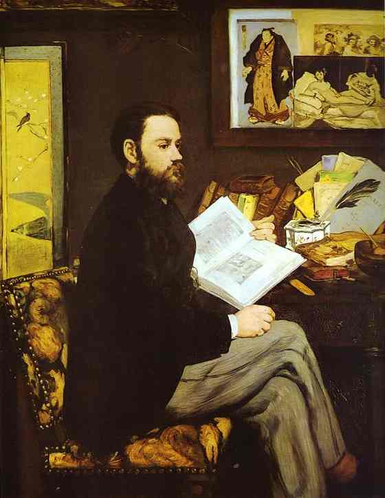 ‘If you ask me what I came into this life to do, I will tell you: I came to live out loud.’ Emile Zola (painted by Edouard Manet).